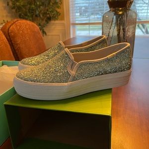 Brand new never been worn. Kate Spade Keds, super cute.